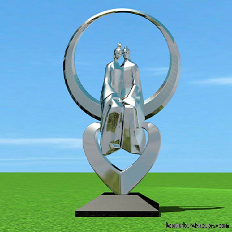 不锈钢锻造人物雕塑